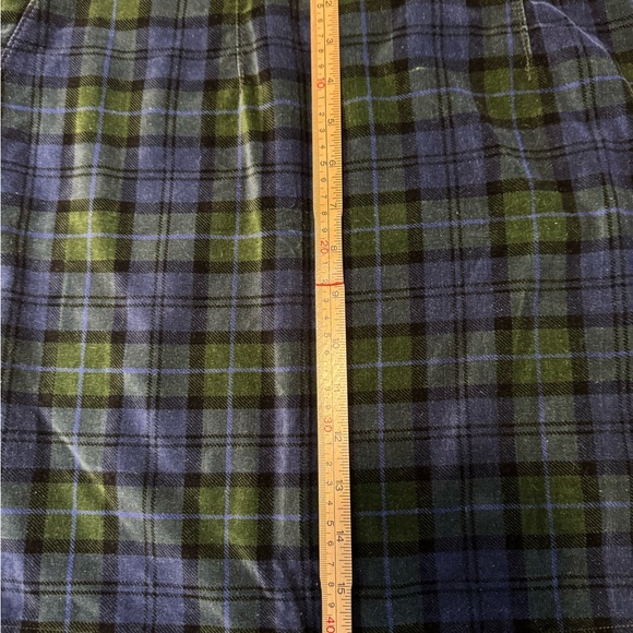 Vtg  90s Calvin Klein Jean Tartan Plaid Mini Skirt Valour Grunge Sz M 28” Waist - Picture 11 of 12
